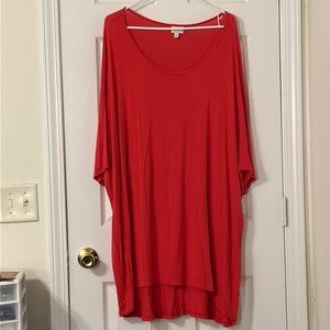 Lularoe 3XL Irma redish/pink